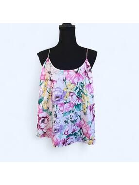 Vintage Y2K Victoria’s Secret floral coquette fairy tank top Size Extra Large 💖